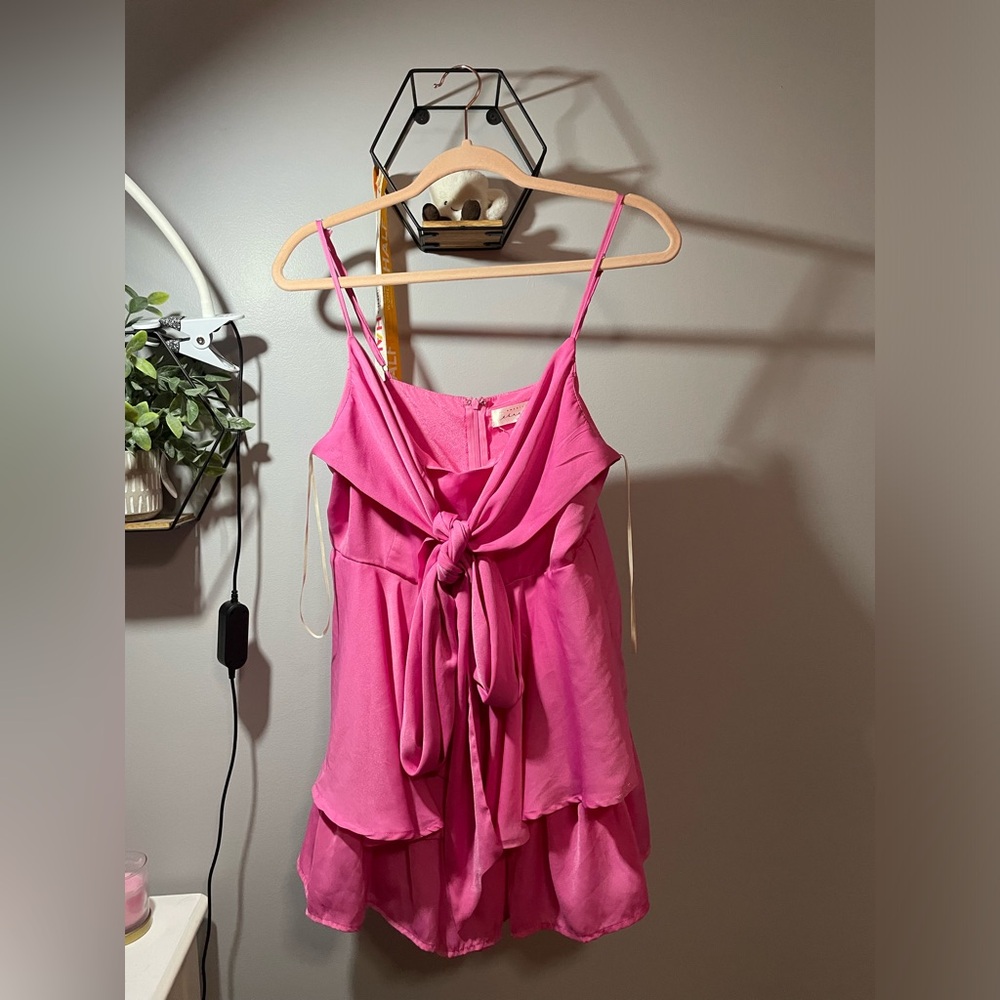American threads hot pink romper, large!!